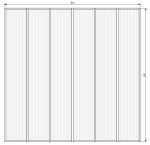 Zadaszenie tarasu 6 x 6 m 